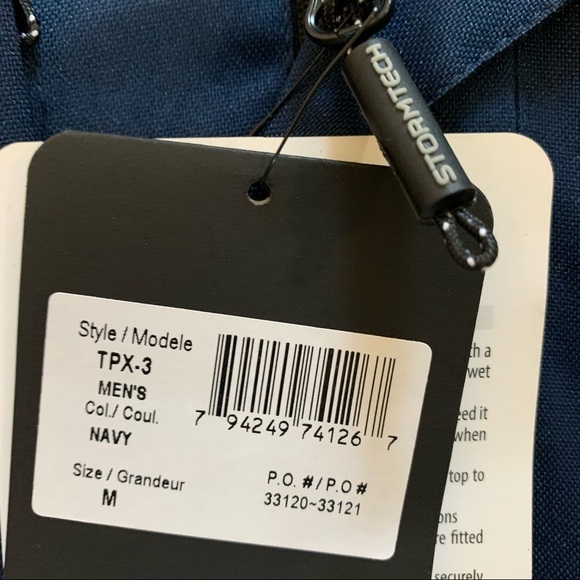 Stormtech Navy Men's Vortex HD 3-In-1 System Parka - TPX-3 New With Tags Medium - Picture 8 of 12